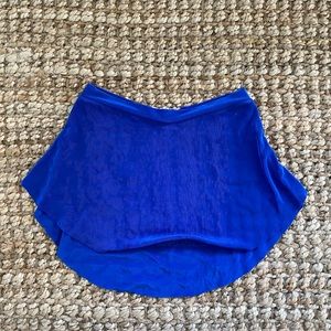 Navy Bullet Pointe Skirt